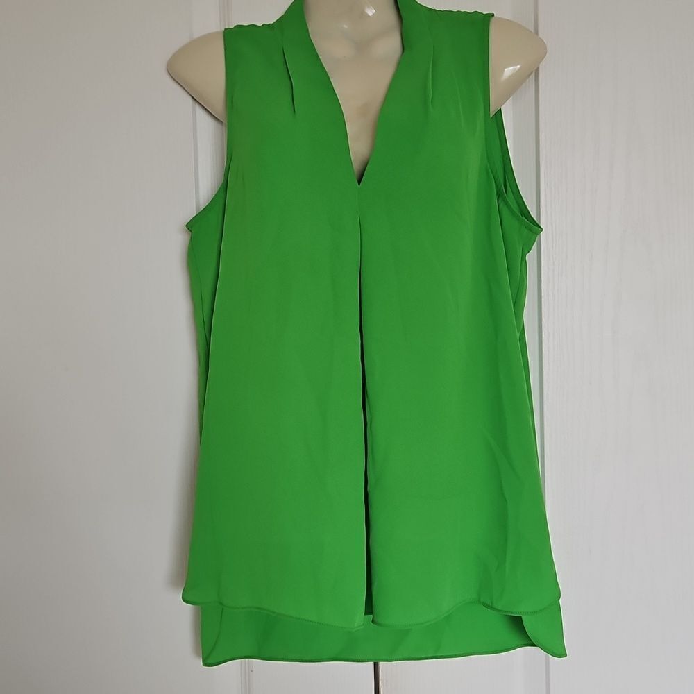 Vince Camuto Sleeveless Top XS Green